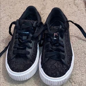 PLATFORM PUMA LACE SNEAKERS